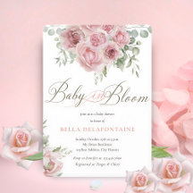 Girl Baby in Bloom ベビーシャワー