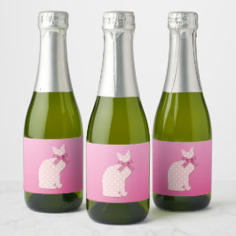 Girl Baby Shower スパークリングワインラベル