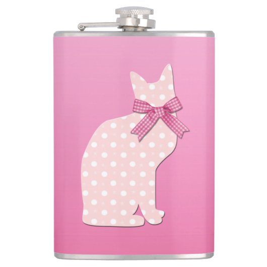Girl Baby Shower フラスク (正面)