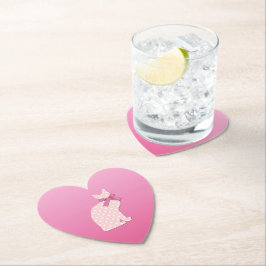 Girl Baby Shower ペーパーコースター
