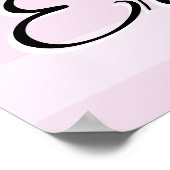 Girl Baby Shower ポスター (角)