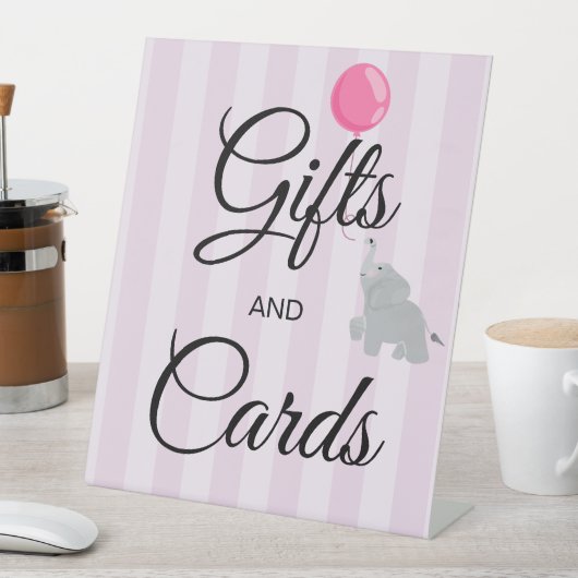 Girl Baby Shower 台座サイン (インサイチュ)