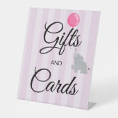 Girl Baby Shower 台座サイン (正面)