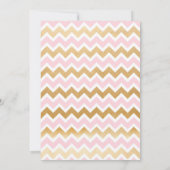 Girl Baby Shower by mail with shipping box 招待状 (裏面)