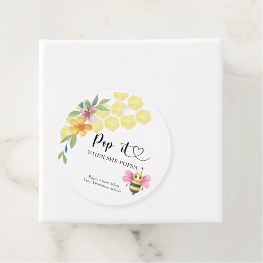 Girl Bee Pop it When she pops フェイバータグ (インサイチュ)