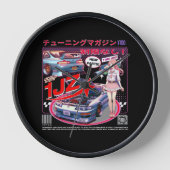 Girl Behind The Wheel：物語を聞く人 壁時計 (正面)