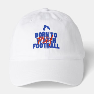 Girl Born to Play Football キャップ