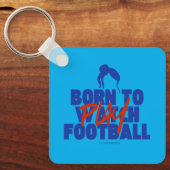 Girl Born to Play Football キーホルダー (正面)