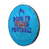 Girl Born to Play Football ダーツボード (正面右)