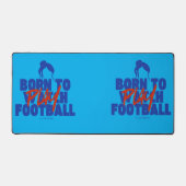 Girl Born to Play Football デスクマット (正面)