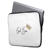 Girl Boss Laptop Case ラップトップスリーブ (正面左)