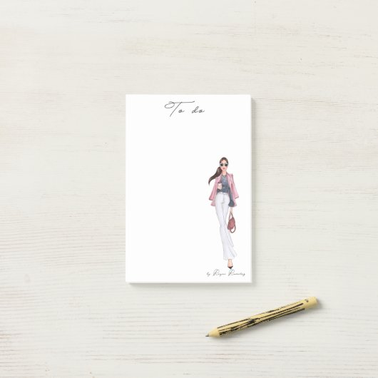 Girl boss notepad ポストイット (デスク上)