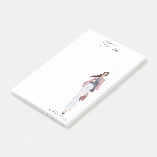 Girl boss notepad ポストイット (アングル)