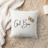 Girl Boss Pillow クッション (ブランケット)