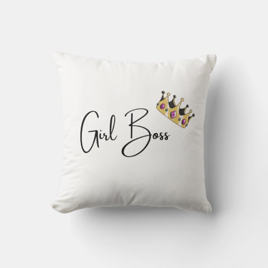 Girl Boss Pillow クッション (正面)