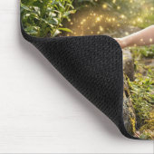 Girl Casting a Spell on a Frog マウスパッド (コーナー)