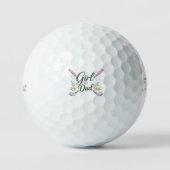 Girl Dad Golf Ball ゴルフボール (正面)