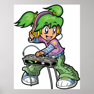 Girl DJ ポスター