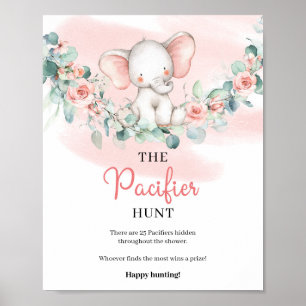 Girl Elephant eucalyptus The Pacifier Hunt game ポスター