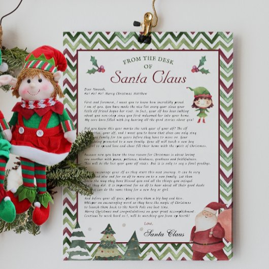 Girl Elf | 退職のお知らせ クリスマスのサンタさんデスク 招待状