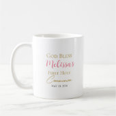Girl First Holy Communion Ceramic Coffee Mug コーヒーマグカップ (左)