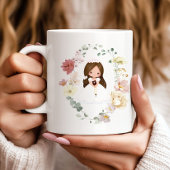 Girl First Holy Communion Ceramic Coffee Mug コーヒーマグカップ