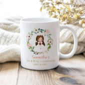 Girl First Holy Communion Favor Keepsake Religious コーヒーマグカップ
