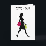 GIRL FRIEND U SHOP LIKE YOUR 21=30TH BIRTHDAY CARD カード<br><div class="desc">彼女は"30"を回し、彼女の顔に巨大なスマイルを置いているにもかかわらず、彼女はまだ"21"であるようにあなたのGFを買う。GALS素晴らしからのグループカード：)</div>