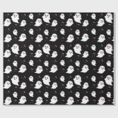 Girl Ghost Pattern ラッピングペーパー (フラット)