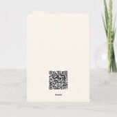 Girl Golfer Birthday Youth Folded Greeting Card カード (裏面)