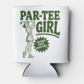 Girl Golfer Funny Par Tee Girl For Golf Lovers 缶クーラー (正面)