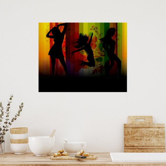 girl gone wild art ポスター (キッチン)