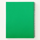 Girl Green Cartoon Name School Subject ノートブック (裏面)