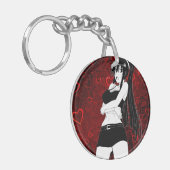 Girl Hearts Keychain キーホルダー (正面左)