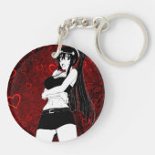 Girl Hearts Keychain キーホルダー (裏面)
