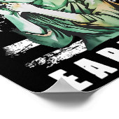 Girl Hold My Earring Fight Mode Statue Of Liberty  ポスター (角)