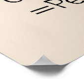 "Girl+Horse=Perfect"セプア馬ポスター ポスター (角)