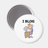 Girl I Blog マグネット (正面/裏面)