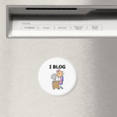 Girl I Blog マグネット (インサイチュ (食洗機))