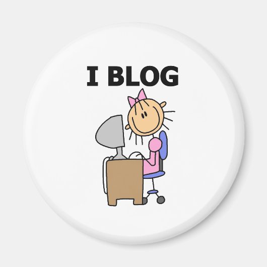 Girl I Blog マグネット (正面)