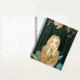 Girl Illustration Planner プランナー手帳
