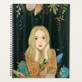 Girl Illustration Planner プランナー手帳 (正面)