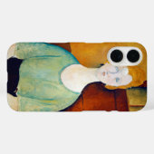Girl in a Green Blouse, Modigliani Case-Mate iPhoneケース (裏面 (横))