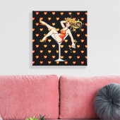 GIRL IN A MARTINI GLASS GALLERYキャンバスプリント キャンバスプリント (インサイチュ (リビング))