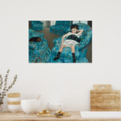 Girl in Armchair - Mary Cassattファインアートポスター ポスター (キッチン)