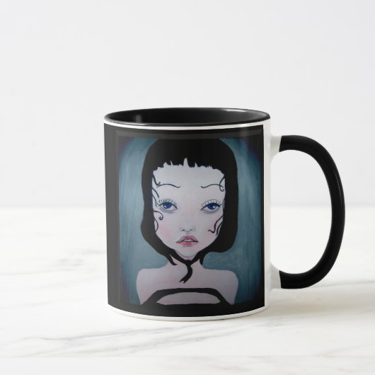 Girl in black mugg マグカップ (右)