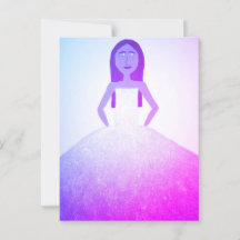 Girl in Dressはがき