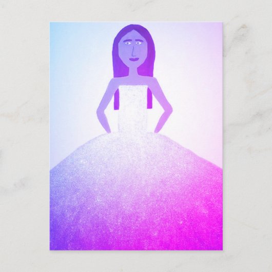 Girl in Dressはがき ポストカード (正面)
