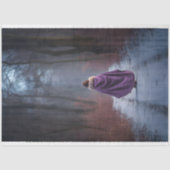 Girl in Forest 1デコページ紙 薄葉紙 (正面)