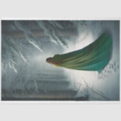 Girl in Forest 4 Decopage紙 薄葉紙 (正面)